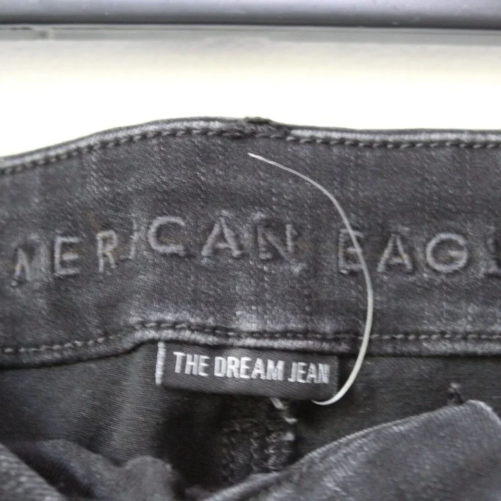 American Eagle Curvy Super Hi Rise Jegging Jeans Distressed Plus Size 24 H13693 - Picture 5 of 11